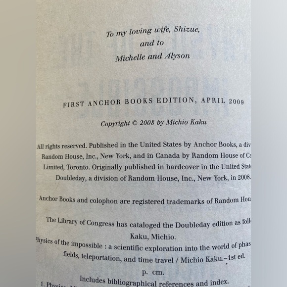 Bestseller Physics of the Impossible by Michio Kaku. Paperback. - Picture 6 of 6